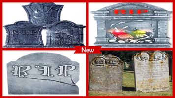 Creepy Halloween Tombstones Projects постер