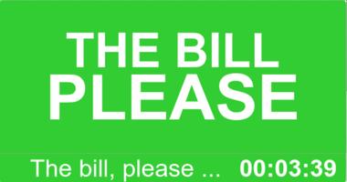 The bill please plakat