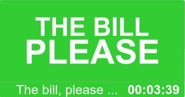 The bill please poster