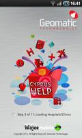 Cyprus Geomatic Map Affiche