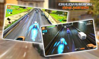 Crazy Racing - Unlimited الملصق