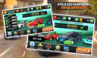 Crazy Racing - Unlimited تصوير الشاشة 1