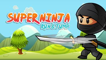 Super NINJA Jump and run-poster