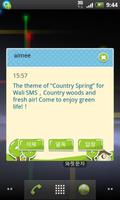Wali SMS-Country spring theme ภาพหน้าจอ 2