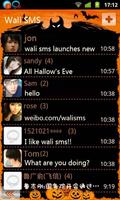 Wali SMS Theme:Evil Pumpkin Affiche