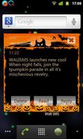 Wali SMS Theme:Evil Pumpkin capture d'écran 1