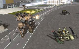 Robo Guerre Tournage 3D - Ville Robotique Guerre capture d'écran 3