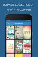 Happy Wallpaper plakat