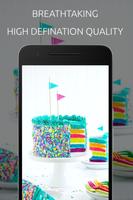 Rainbow Cake Wallpaper اسکرین شاٹ 3