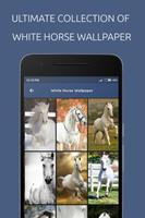 White Horse Wallpaper постер