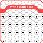 White Wallpaper icône