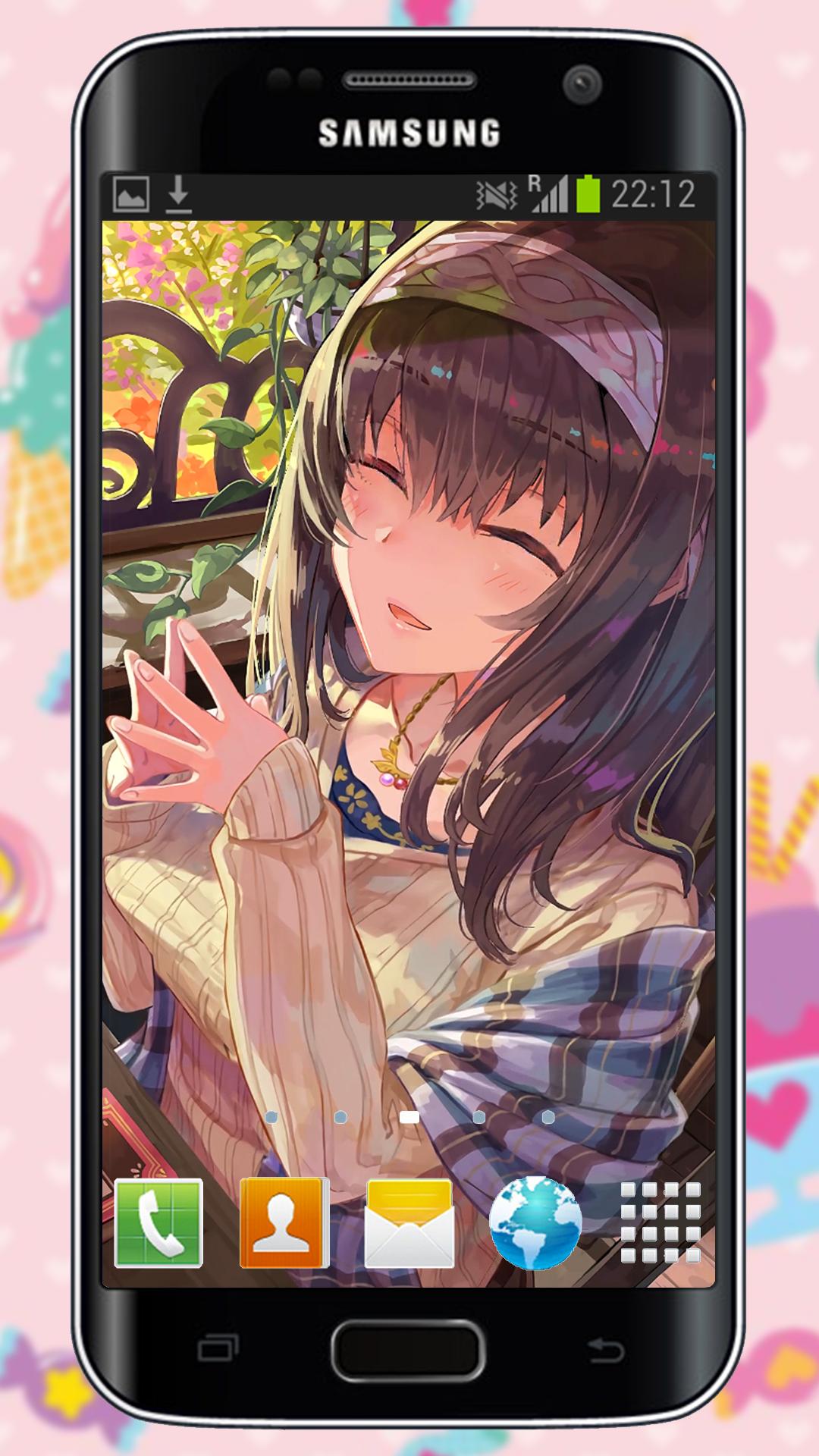 Art Anime Live Wallpaper Of Fumika Sagisawa 鷺沢文香 For Android Apk Download