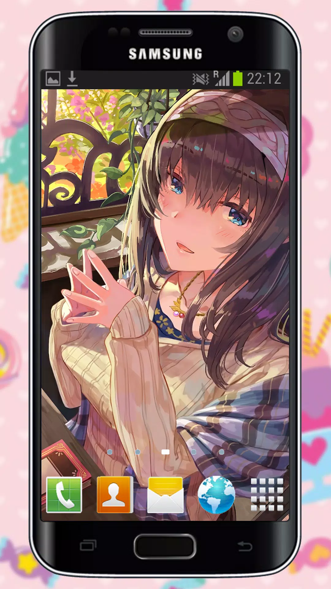 Art Anime Live Wallpaper Of Fumika Sagisawa 鷺沢文香 For Android Apk Download