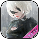 Art Live Wallpaper of 2b and Snow APK