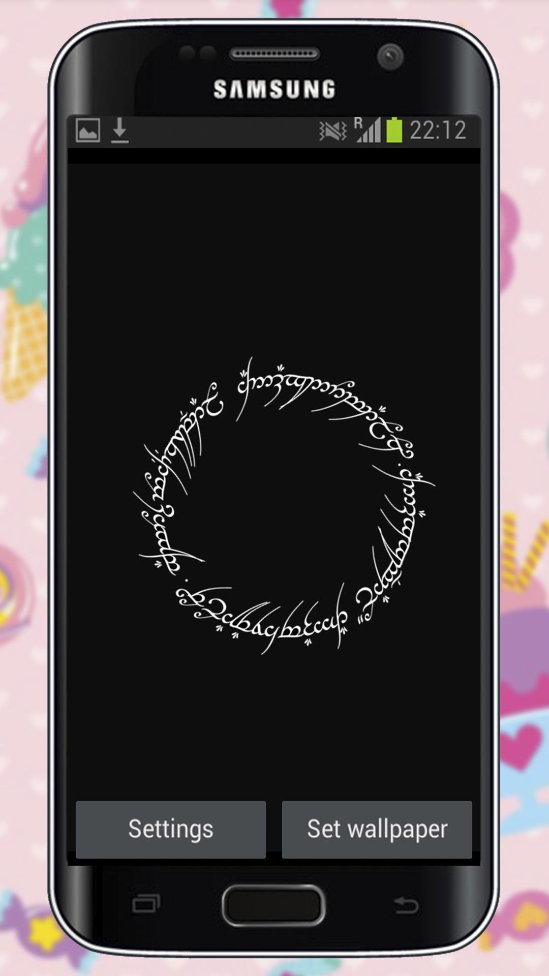 Art Live Wallpaper of LOTR One Ring APK for Android Download
