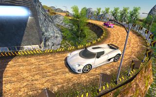 Off Road Sports Car Mountain Driving Simulator 3D capture d'écran 1