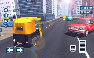 Real Tuk Tuk Auto Rickshaw Simulator Games 2018 스크린샷 1