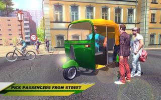 Real Tuk Tuk Auto Rickshaw Simulator Games 2018 screenshot 3