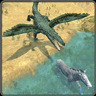 Flying Wild Crocodile Attack icône