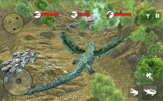 Flying Wild Crocodile Attack capture d'écran 1