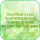 Girl Attitude Quotes أيقونة