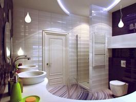 350 idées de décoration de salle de bain Affiche