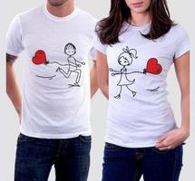 T-shirt Couple capture d'écran 2