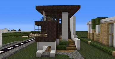Casa moderna MCPE captura de pantalla 3