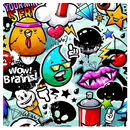 HD Wallpaper pop Graffiti Characters APK