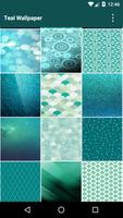 Teal Wallpapers Affiche