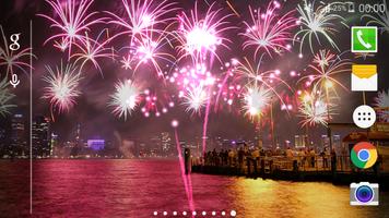 Fireworks Live Wallpaper ảnh chụp màn hình 3