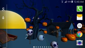 3D Halloween Live Wallpaper poster