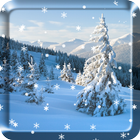 Winter Snow Live Wallpaper icône