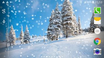 1 Schermata Winter Snow Live Wallpaper