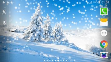 2 Schermata Winter Snow Live Wallpaper