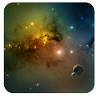 Asteroids 3D live wallpaper আইকন