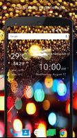 Live Color Rain Wallpaper Affiche