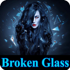 Broken Glass Live Wallpaper HD Background ikona