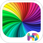 HD Launcher - Pure Solid Color Live Wallpaper icône