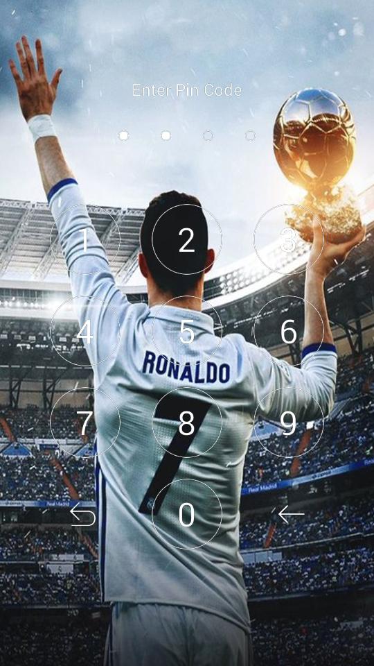 Ronaldo cr7 wallpaper lock madrid APK für Android herunterladen