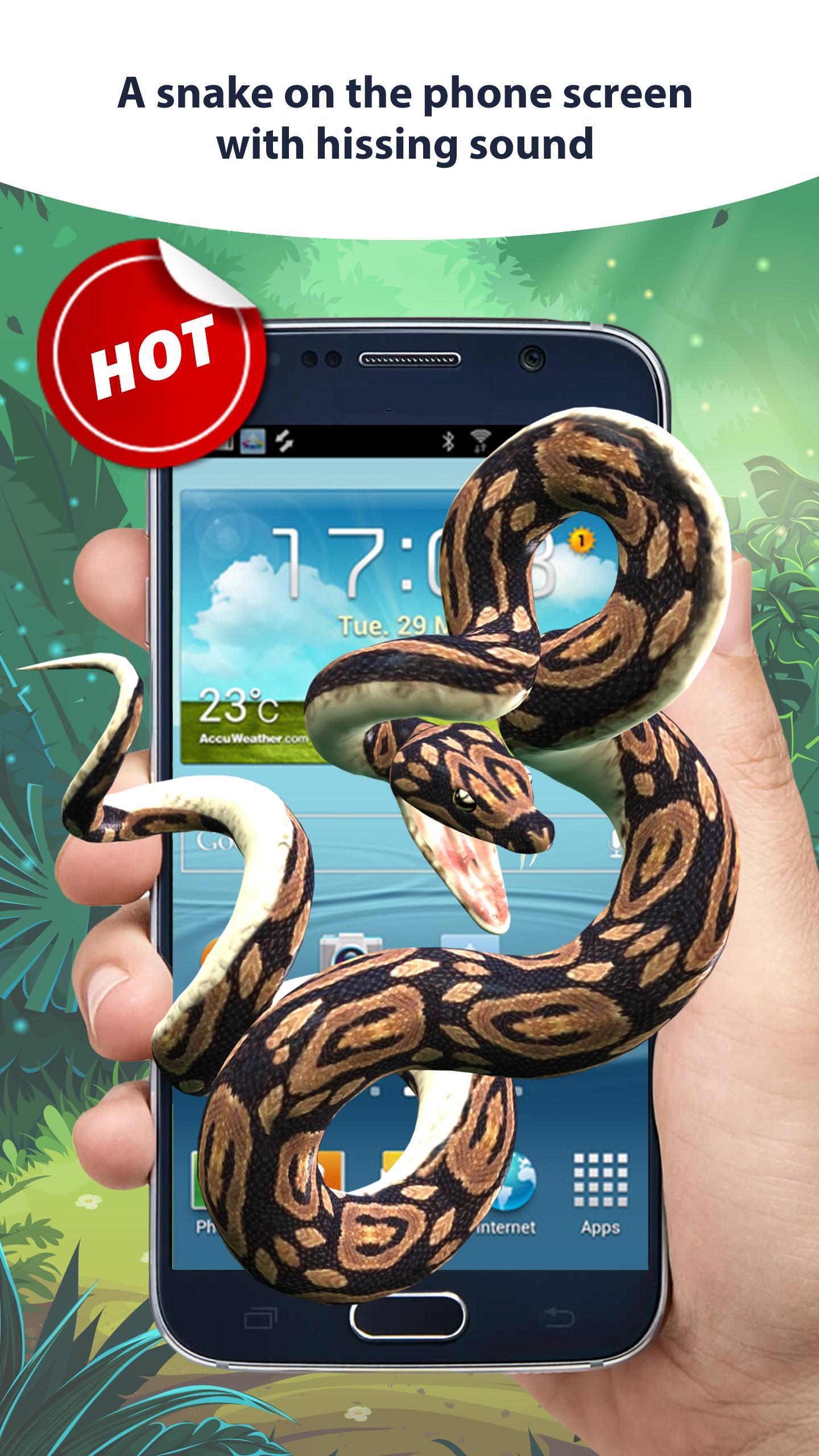 Snake On Screen Joke - Apps on Google Play