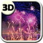 3D Fireworks Live Wallpaper آئیکن