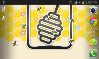 Honey Bees Live Wallpaper اسکرین شاٹ 3