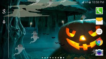 Halloween Party Live Wallpaper capture d'écran 1