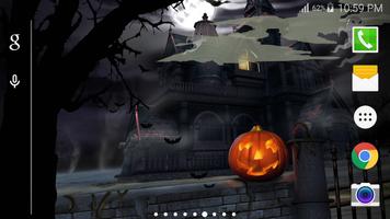 Halloween Party Live Wallpaper capture d'écran 3