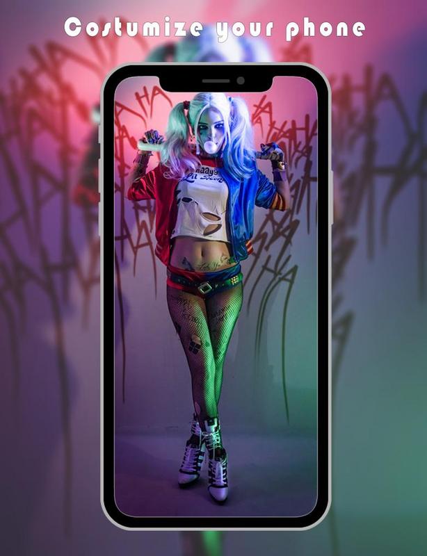  harley  quinn  Live  Wallpaper  HD  Launcher for Android APK 