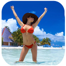 Beautiful Bikini of hot Girls Beach Wallpapers HD aplikacja