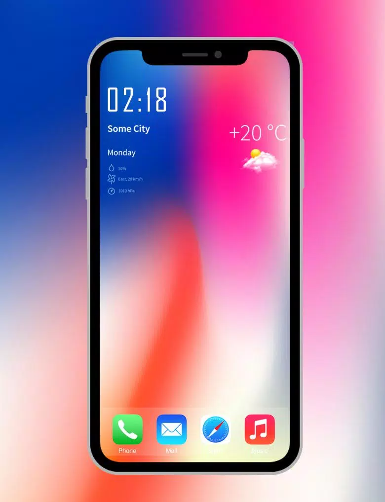 iPhone X wallpapers 4K- HD Launcher APK per Android Download