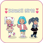 Kawaii Live Wallpaper 4K icône