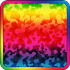 Pride Rainbow Camouflage icône
